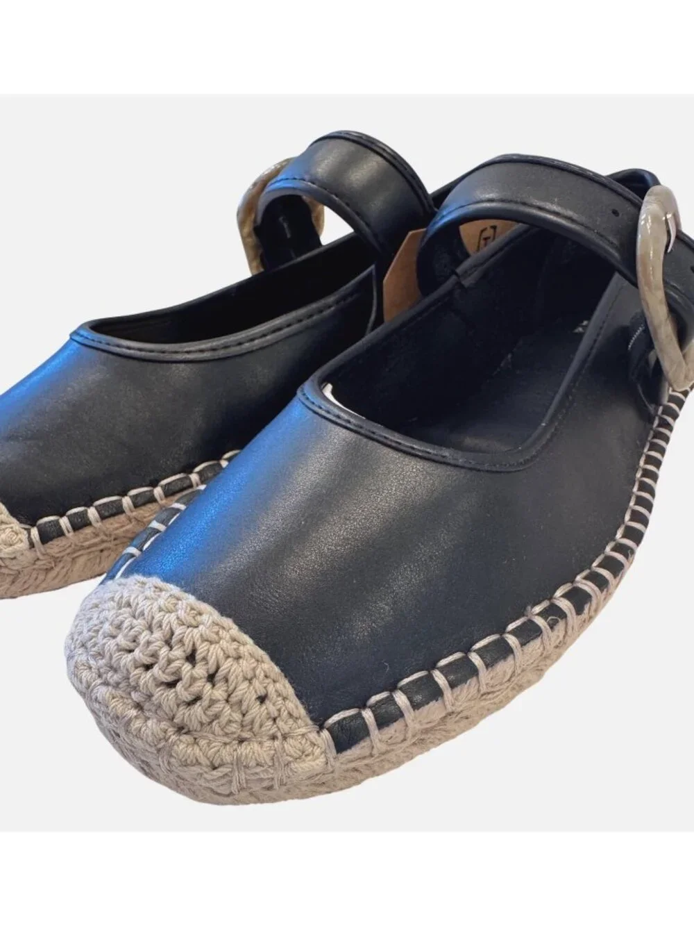 Frye & Co. Jatani Size 8.5 Mary Jane Flats NWB Black Buckle